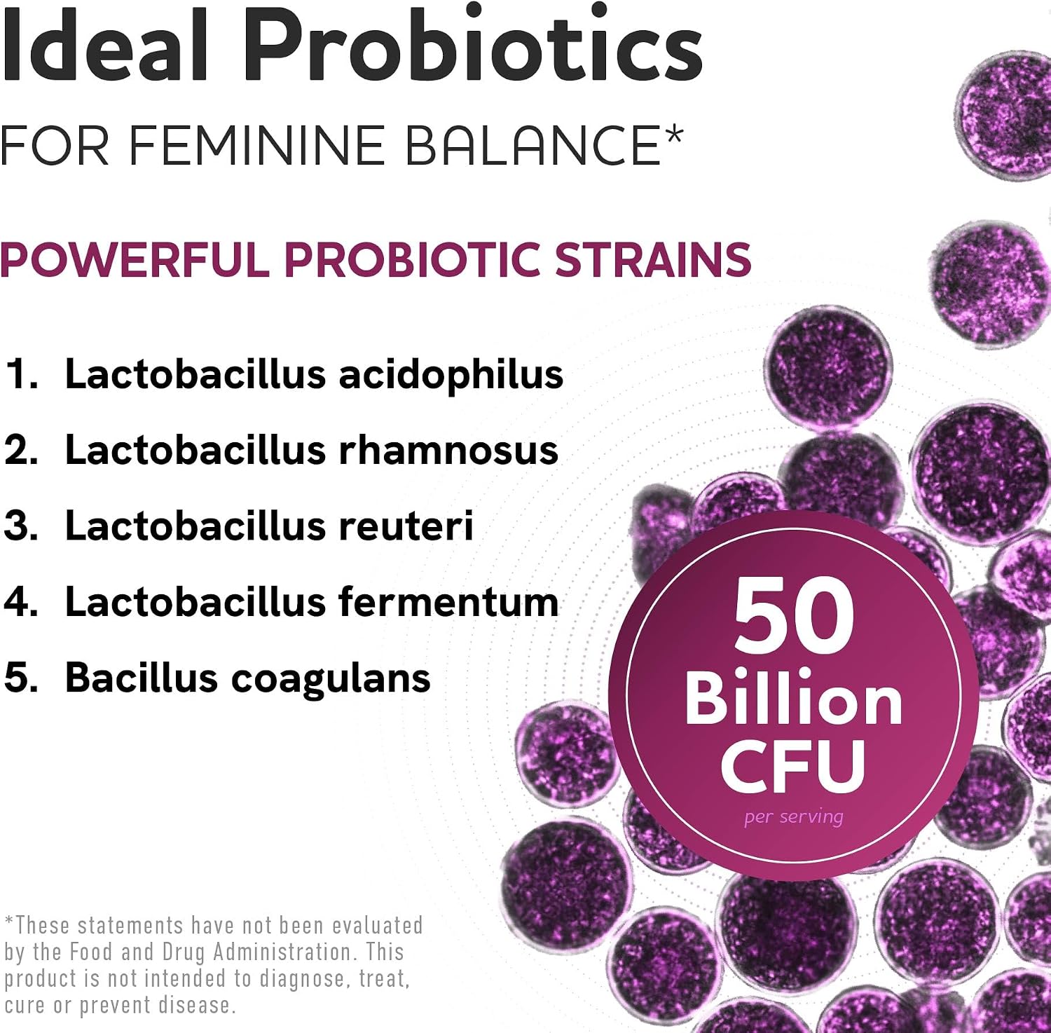 Prebiotics and Probiotics, 50 Billion CFU, 16 Probiotic Strains & Inulin | With Prebiotic Fiber, Delayed Release Capsules, Gut Health Support, Prebiotics and Probiotics for Women & Men, 60 Capsules