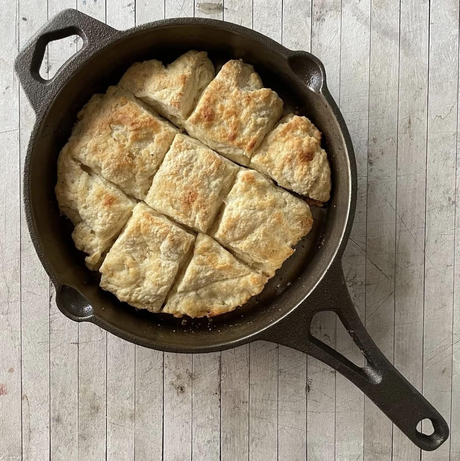 12 Inch Round Large Pre-Seasoned Cast Iron Skillet