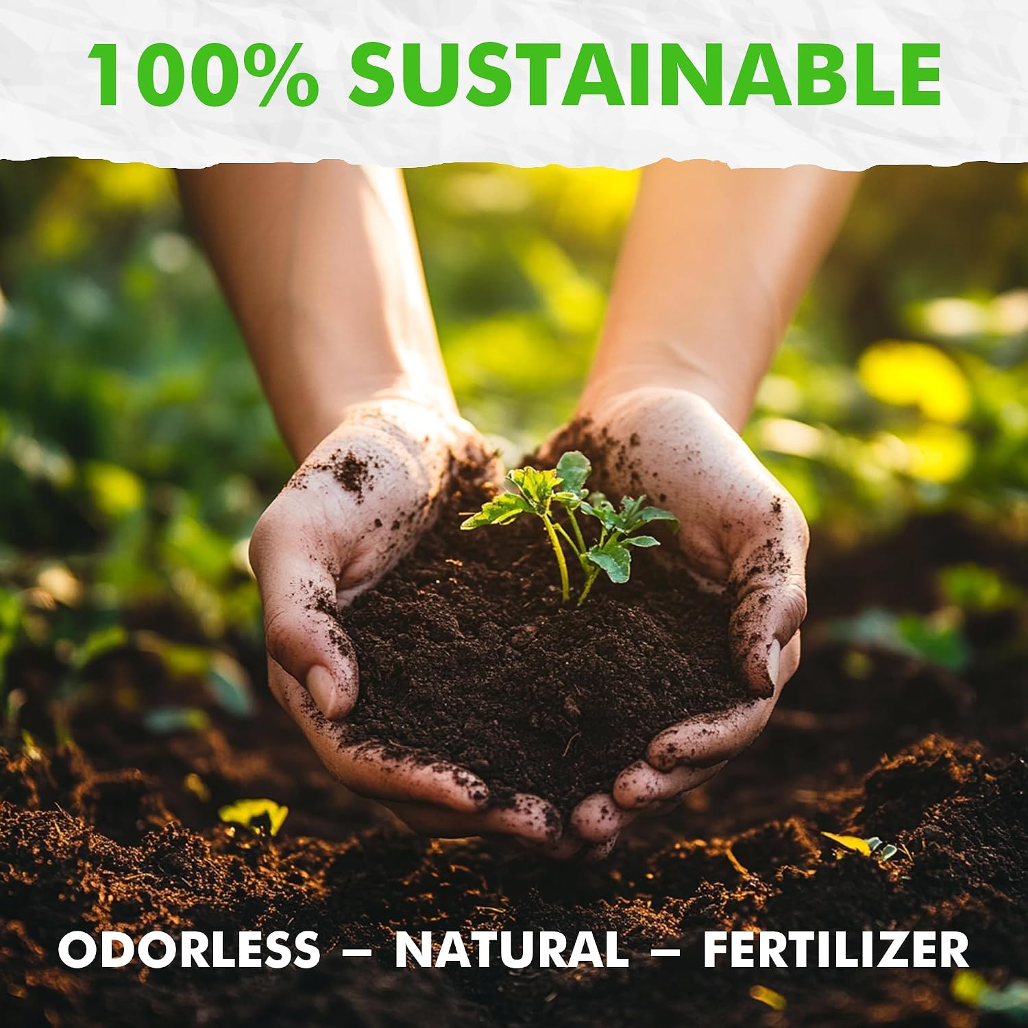 Fishnure - Humus Fish Compost Fertilizer for Indoor Plants, Outdoor Houseplant Fertilizer Supports Natural Production of Plant Food for Houseplants