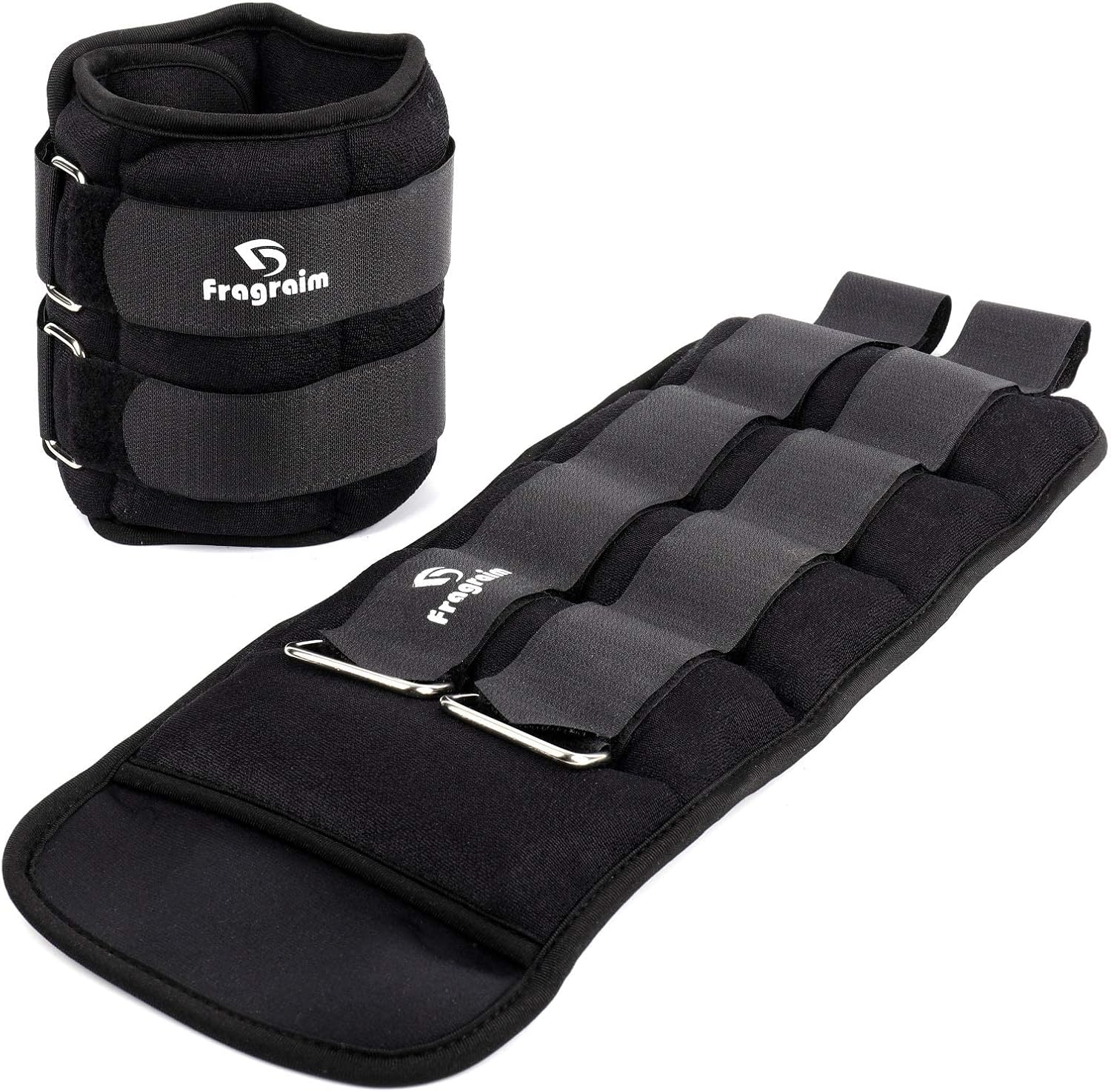 Ankle Weights for Women, Men and Kids - 1/2/3/4/6/8/10/12/15/20 LBS 1 Pair Strength Training Wrist/Leg/Arm Weight with Adjustable Strap for Jogging