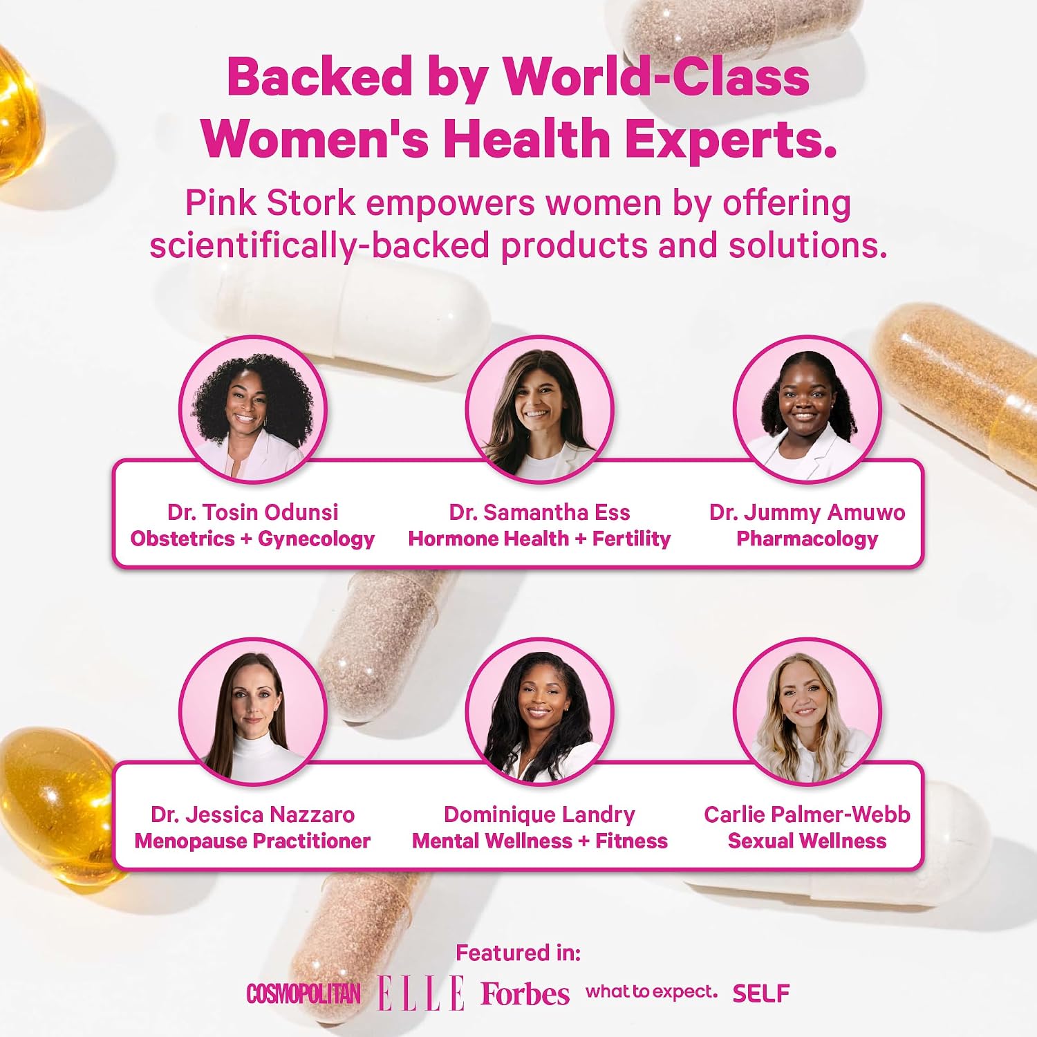 Pink Stork Total Women's Multivitamin, 19 Essential Vitamins, 30 Capsules