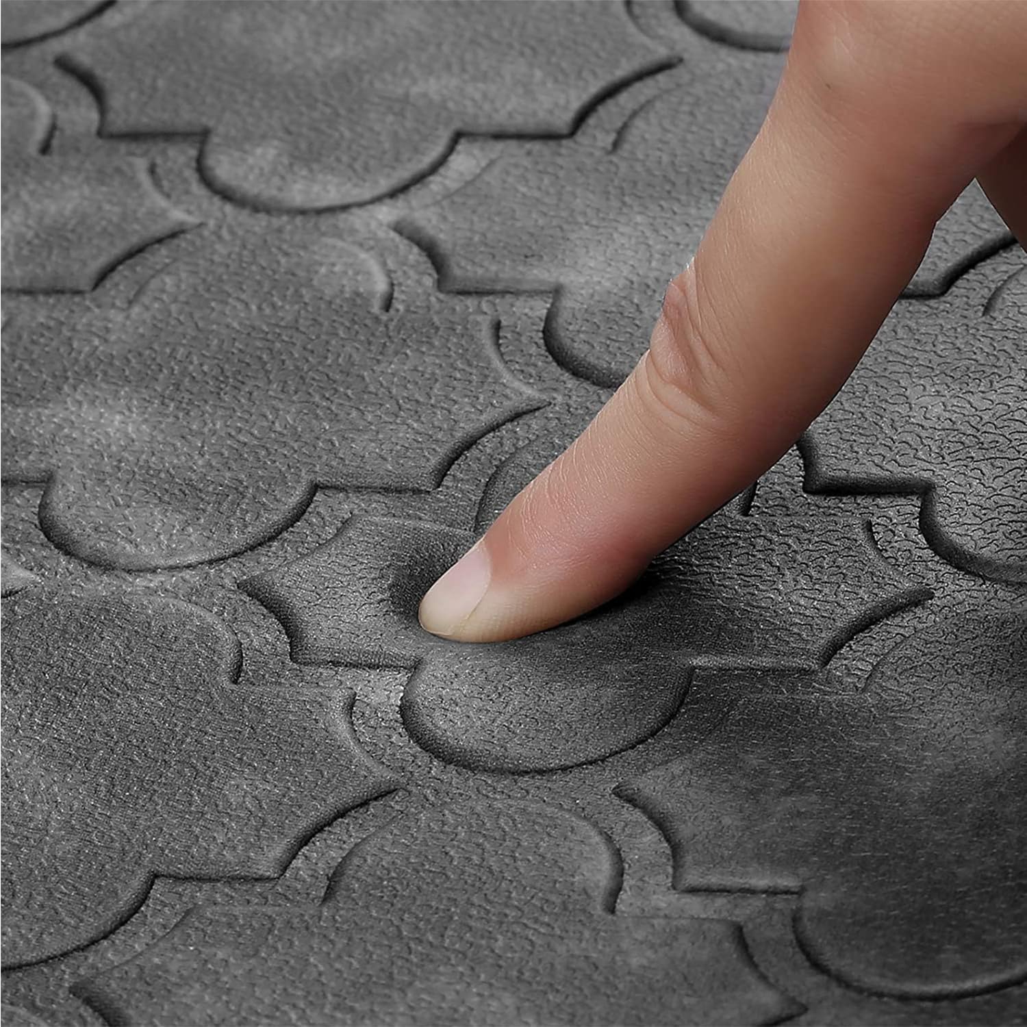 WISELIFE Kitchen Mat Cushioned Anti Fatigue Floor Mat, 17.3"x60", Thick Non Slip Waterproof Kitchen Rugs and Mats, Standing Mat for Floor, Home