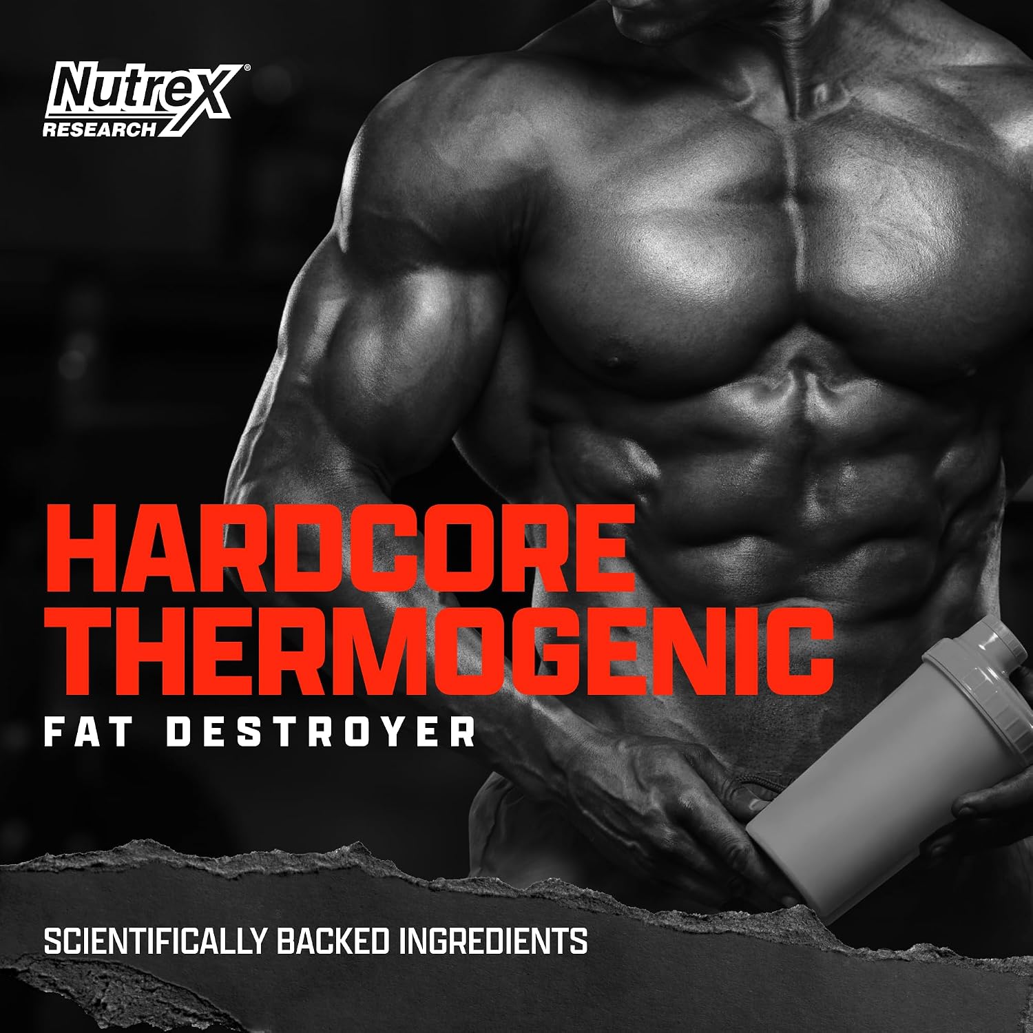 Nutrex Research Lipo-6 Hardcore Energy Dietary Capsules, 60 Count