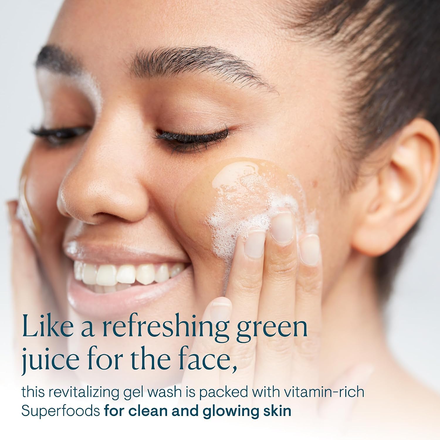 ELEMIS Superfood Facial Wash | Revitalizing Daily Prebiotic Gel Wash Gently Cleanses, Nourishes, and Balances Skin for a Fresh, Glowing Complexion