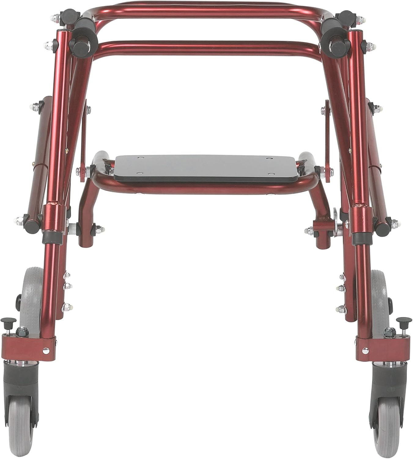 Inspired by Drive Nimbo 2G Posterior Walker with Seat, Wizard Purple, Small | Lightweight Posterior Walker with Padded Seat Lets Users Rest and Move Safely with Adjustable, Sturdy Support