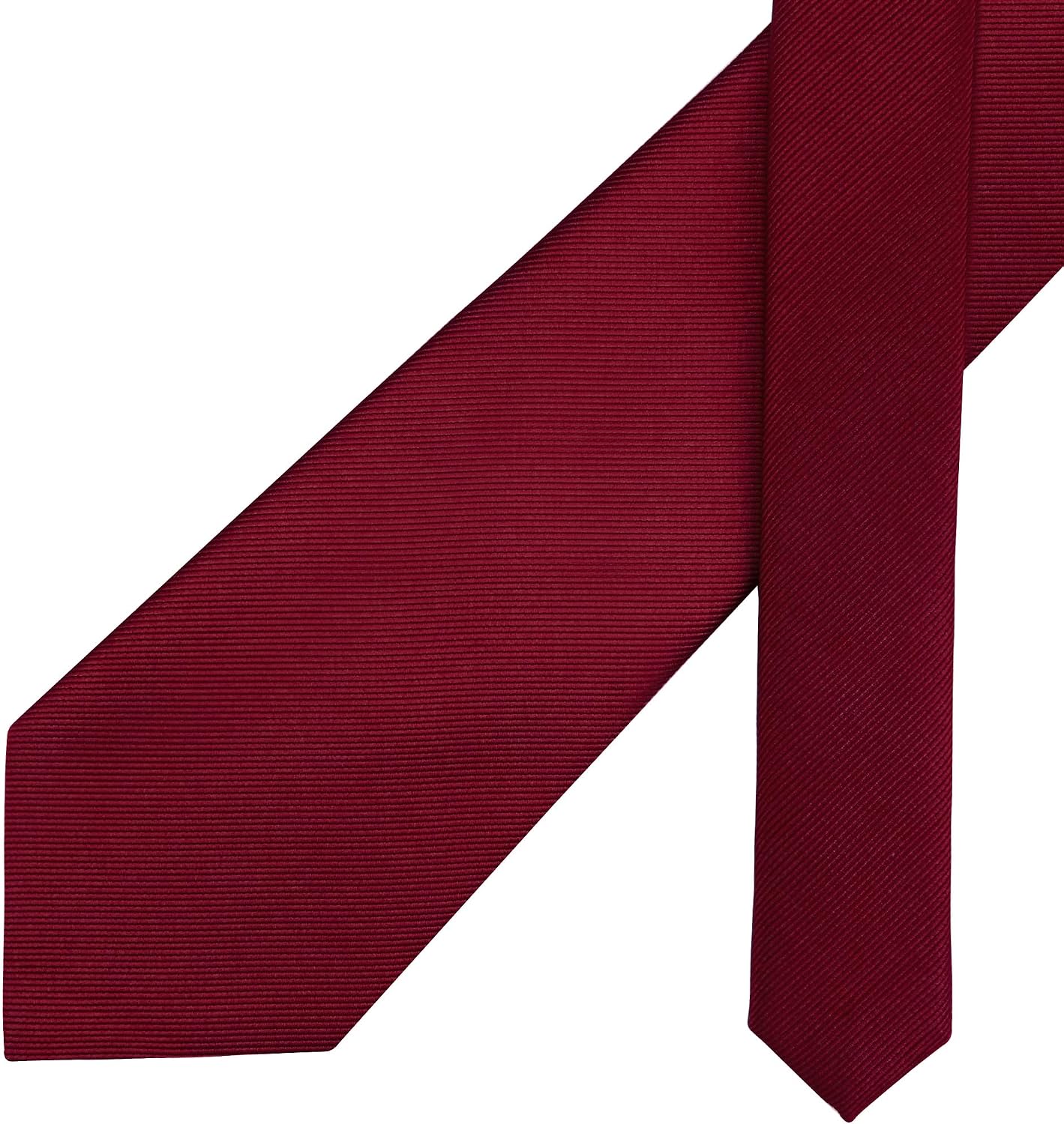 GUSLESON Classic New 3.15"（8cm） Men's Solid Color Necktie Wedding Business Tie + Gift Box