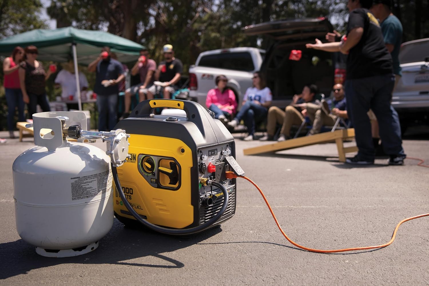 Champion Power Equipment 4000-Watt Dual Fuel RV Ready Portable Inverter Generator with Quiet Technology and Free 3-Year Warranty