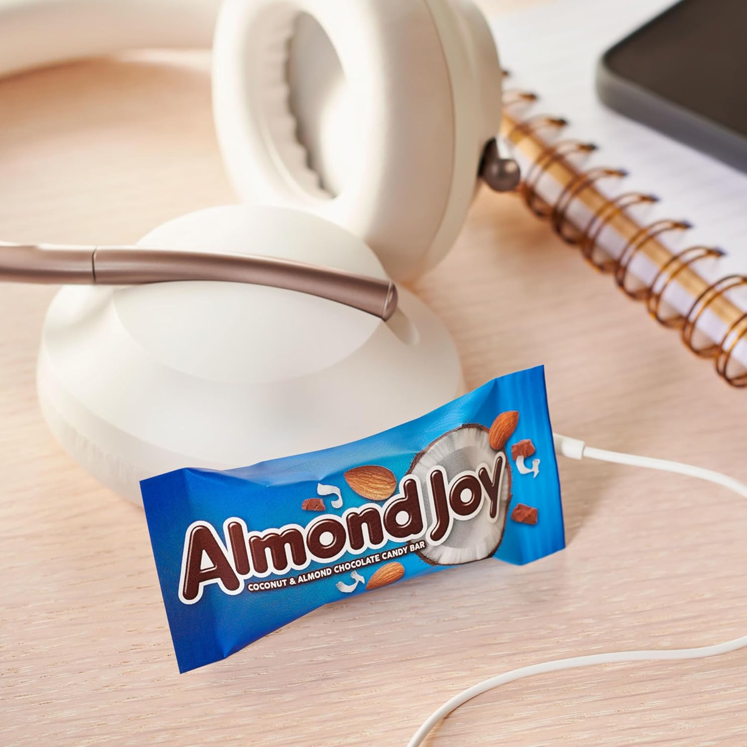 ALMOND JOY Coconut and Almond Chocolate Snack Size, Candy Bars, 0.6 oz (8 Count)