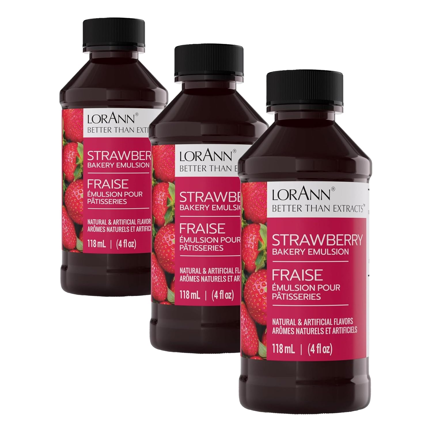 LorAnn Oils Peppermint Bakery Emulsion: True Essence, Ideal for Boosting Fruit Tones in Cakes, Cookies & Desserts, Gluten-Free, Keto-Friendly, Extract Substitute Essential for Your Kitchen, 16 Oz