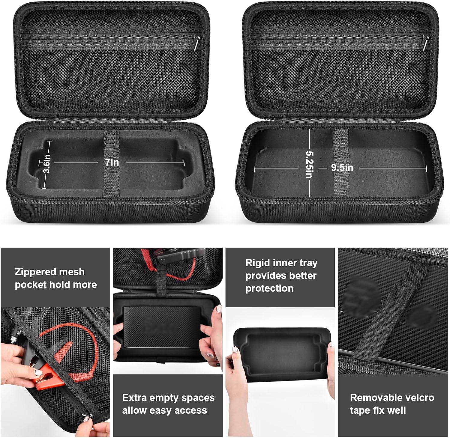 casmilee Case Compatible with Anker 737/735/ 736/717 USB-C Portable Charger Power Bank Case for Halo Bolt 58830/57720/ Air 58830/ ACDC Max 55500 mWh