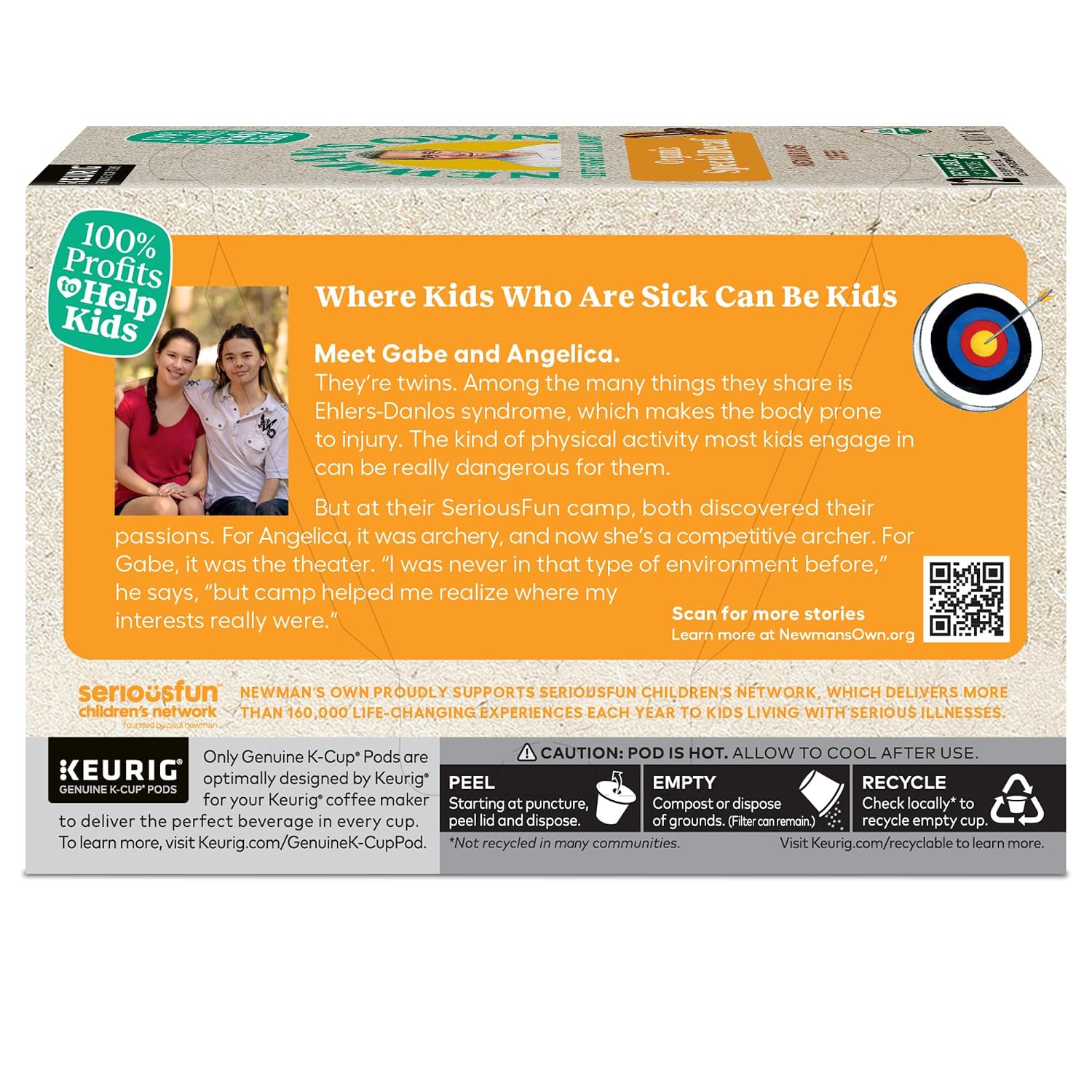 Newman's Own Organics Special Blend Keurig Single-Serve K-Cup Pods, Medium Roast Coffee, 96 Count