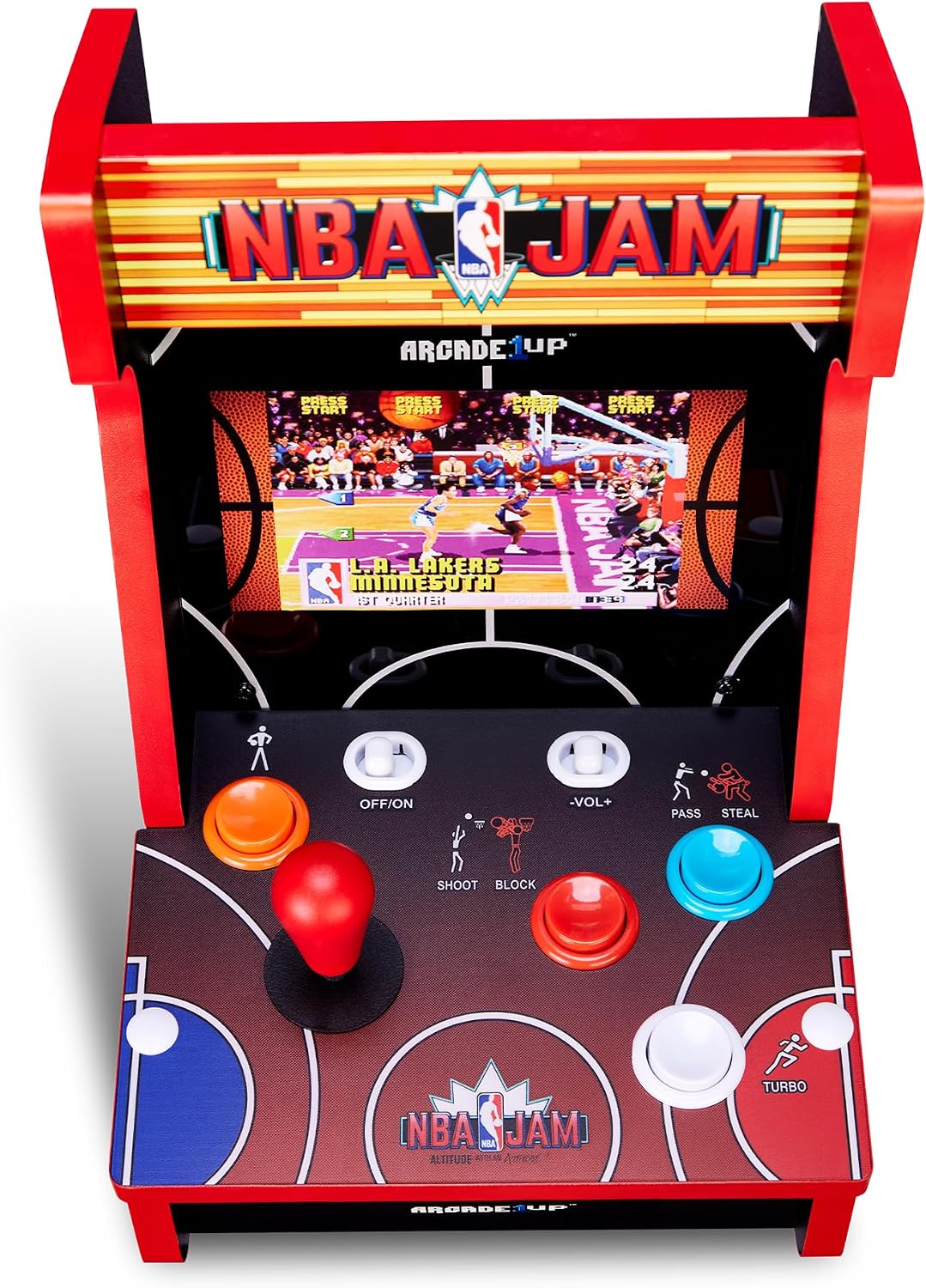 Arcade1Up Ms. Pac-Man Class of '81 Countercade, 3 Retro Games | Countertop Arcade Machine with 7-Inch LCD Screen and Real Feel Joysticks and Buttons