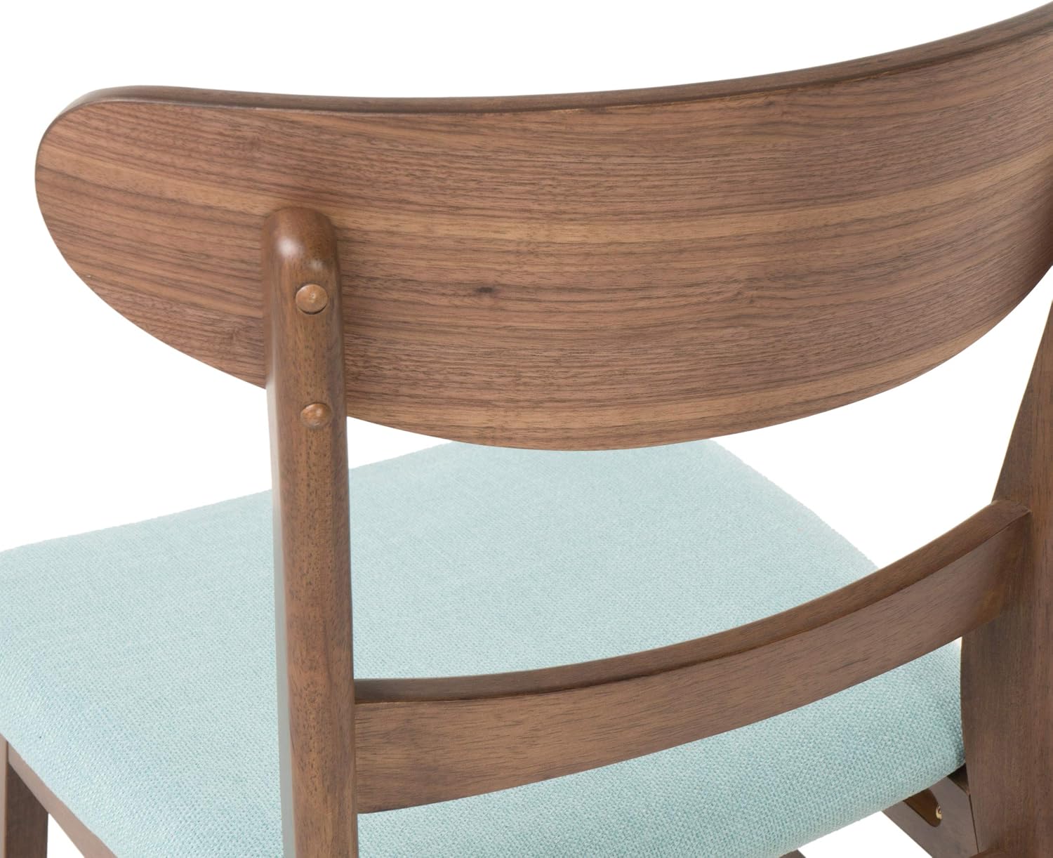 Christopher Knight Home Heather Mid-Century Modern Dining Chairs (Set of 4), Dark Gray and Natural Oak