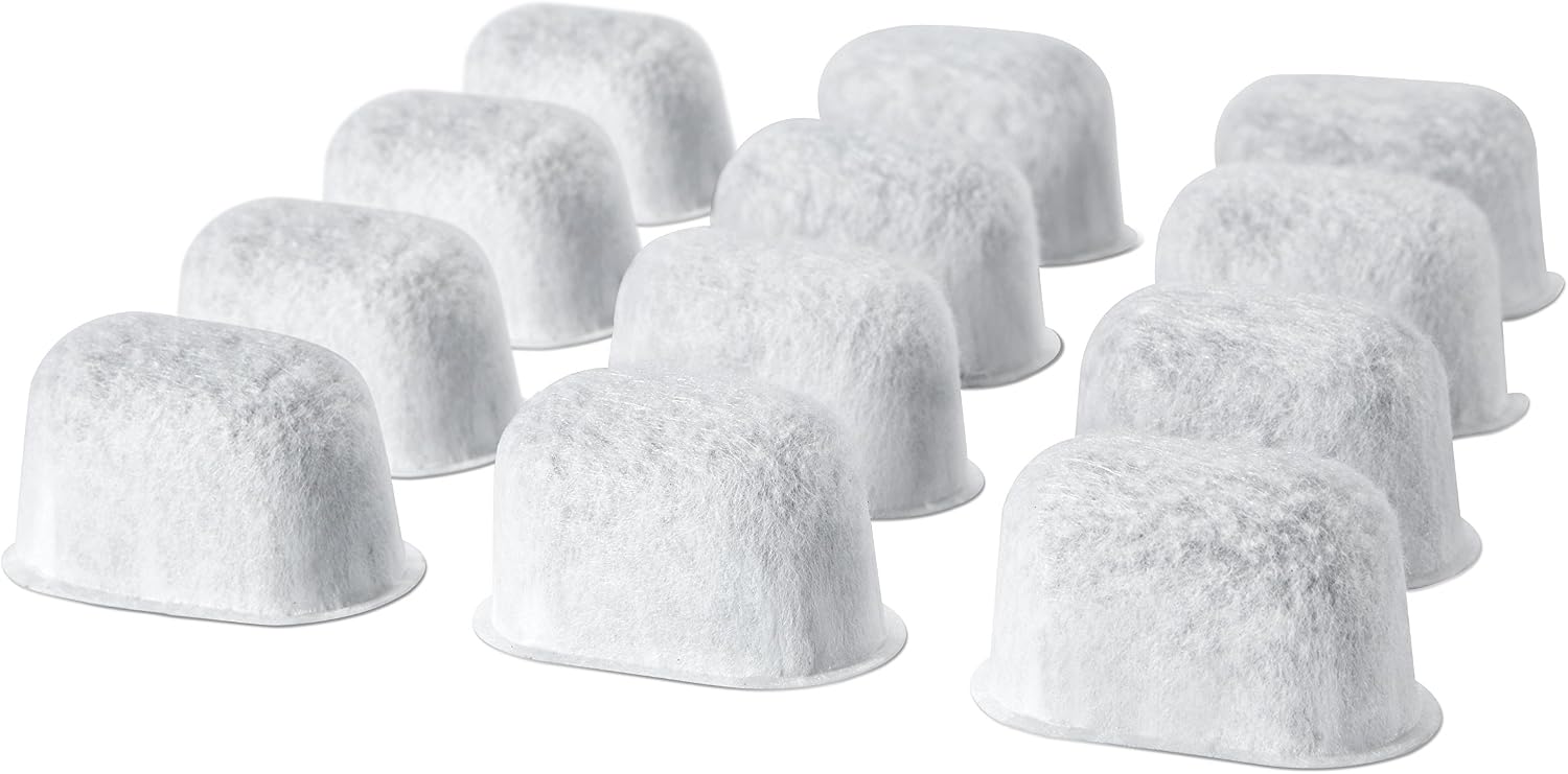 Premium 12-Pack Replacement Charcoal Water Filters for Keurig Coffee Machine | Fits K-Supreme, K-Slim, K-Express, K-Classic, K-Duo, K-Elite, K-Select