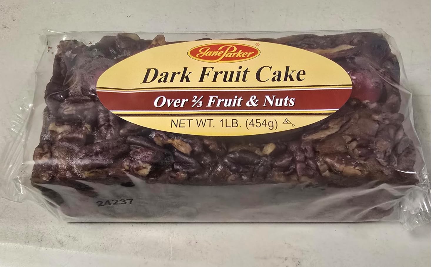 Jane Parker Fruitcake Dark Fruit Cake 1 pound (16 Ounce) Loaf