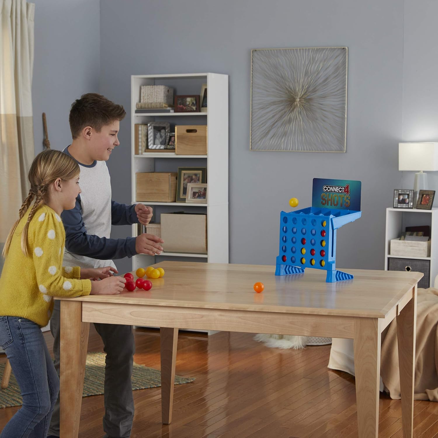 Hasbro Gaming Connect 4 Shots Board Game Activity for Kids Ages 8+, Active Games for Families, 2 Player Game, Kids Games and Gifts (Amazon Exclusive)
