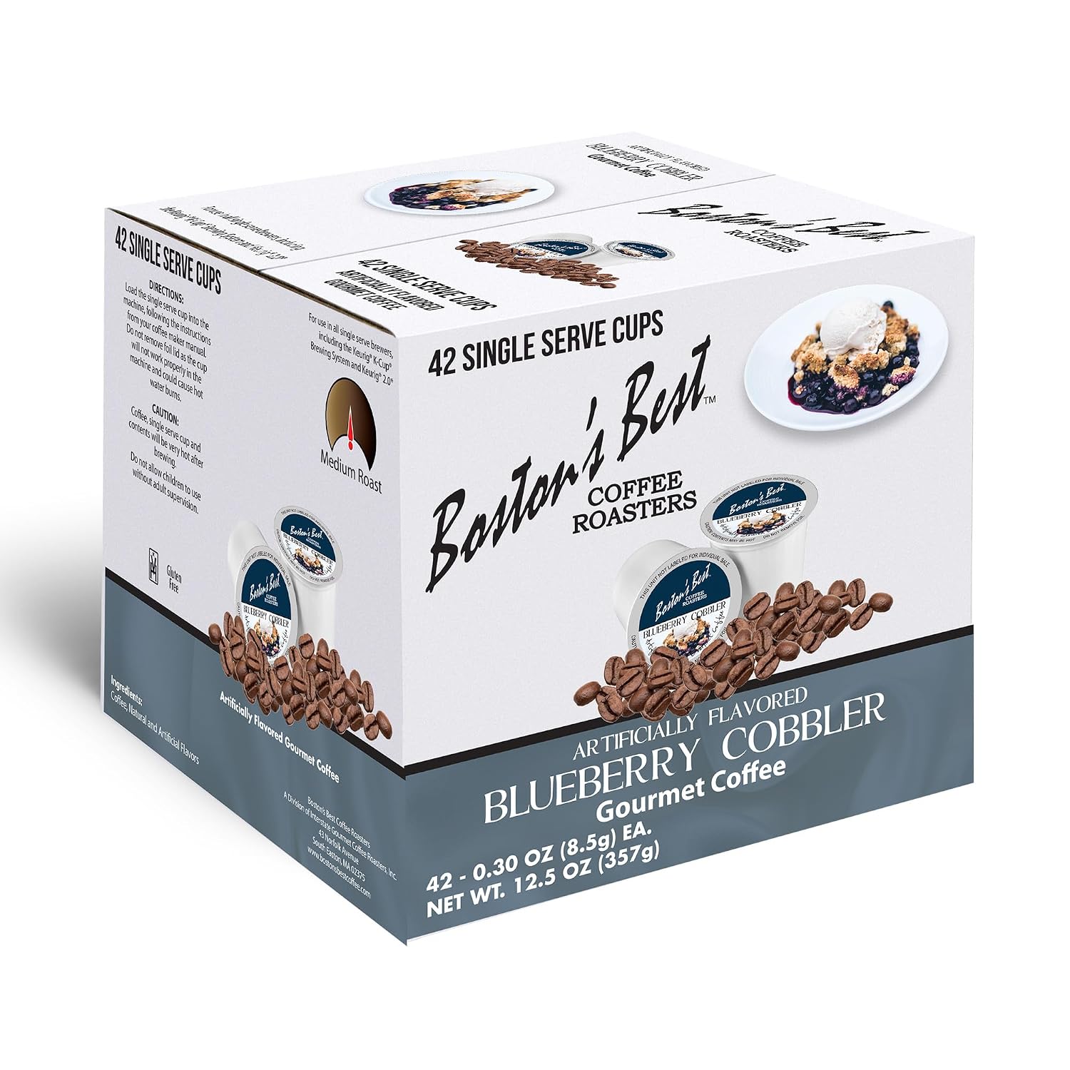 Boston’s Best - Aloha Coconut Flavored Delicious Gourmet Coffee Compatible with Keurig Coffee Maker, 1 Count (42 Single Serve Cups)
