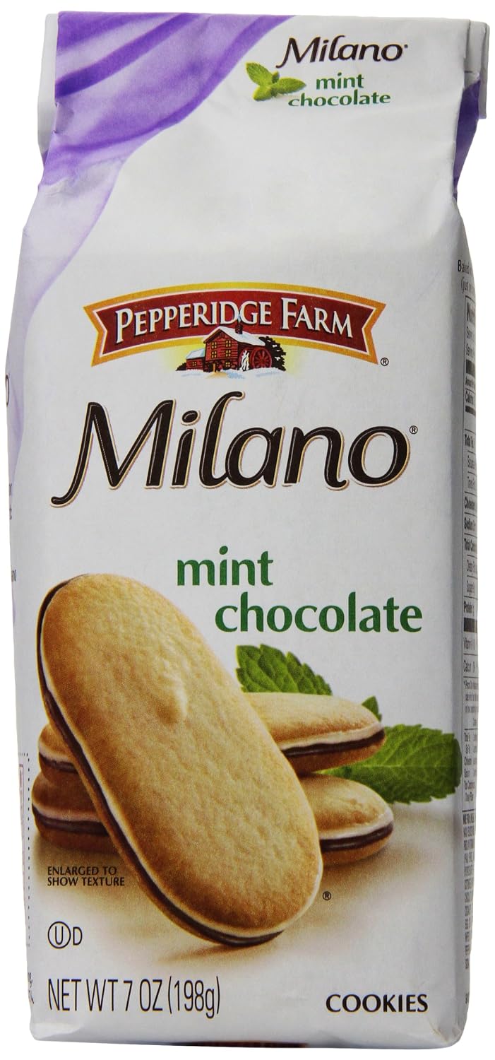 Pepperidge Farm Milano Cookies, Dark Chocolate, 20 Packs Tub, 2 Cookies Per Pack