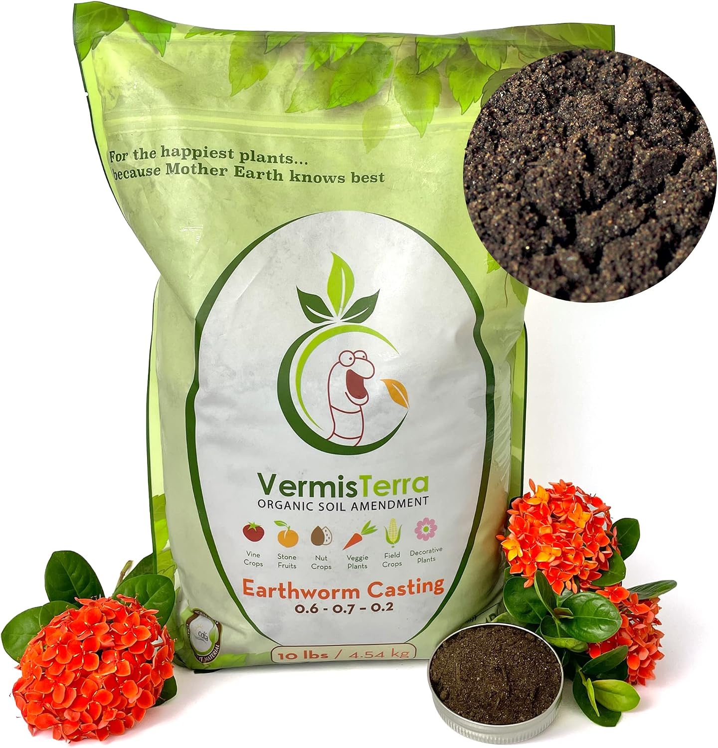 VermisTerra Earthworm Castings 10 LB Standard