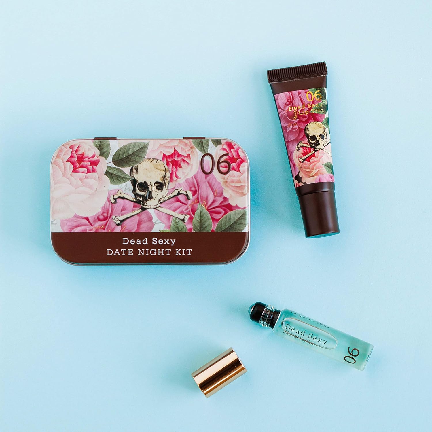 TOKYOMILK Dead Sexy Perfume Gift Set for Women, Mini Rollerball & Lip Tint