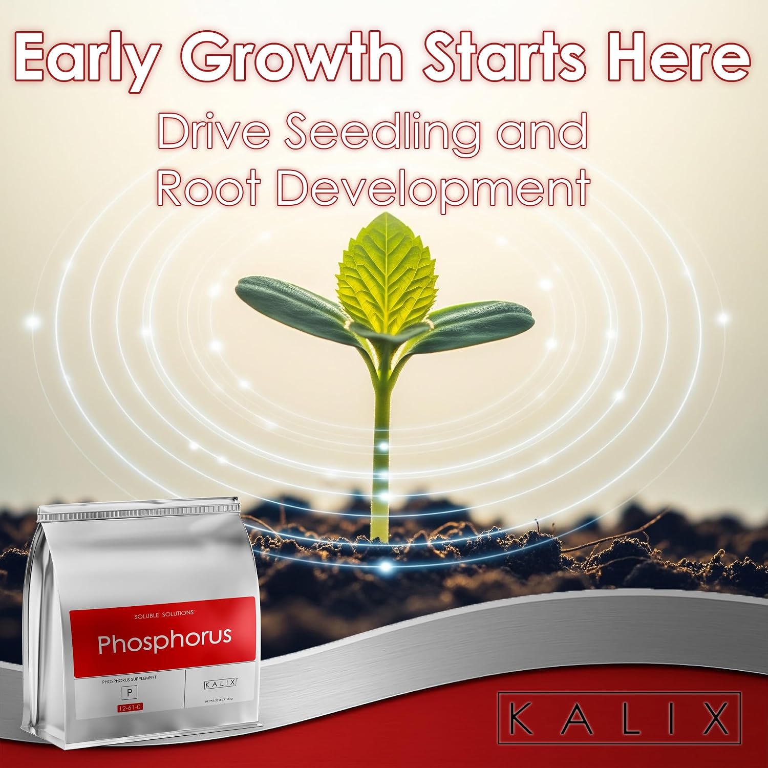 KALIX Phosphorus | 12-61-0 Monoammonium Phosphate Fertilizer | High Phosphorus