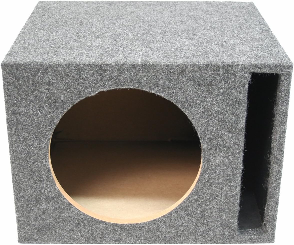 American Sound Connection Car Audio Single 15" Vented Subwoofer Stereo Sub Box Ported Enclosure 5/8" MDF
