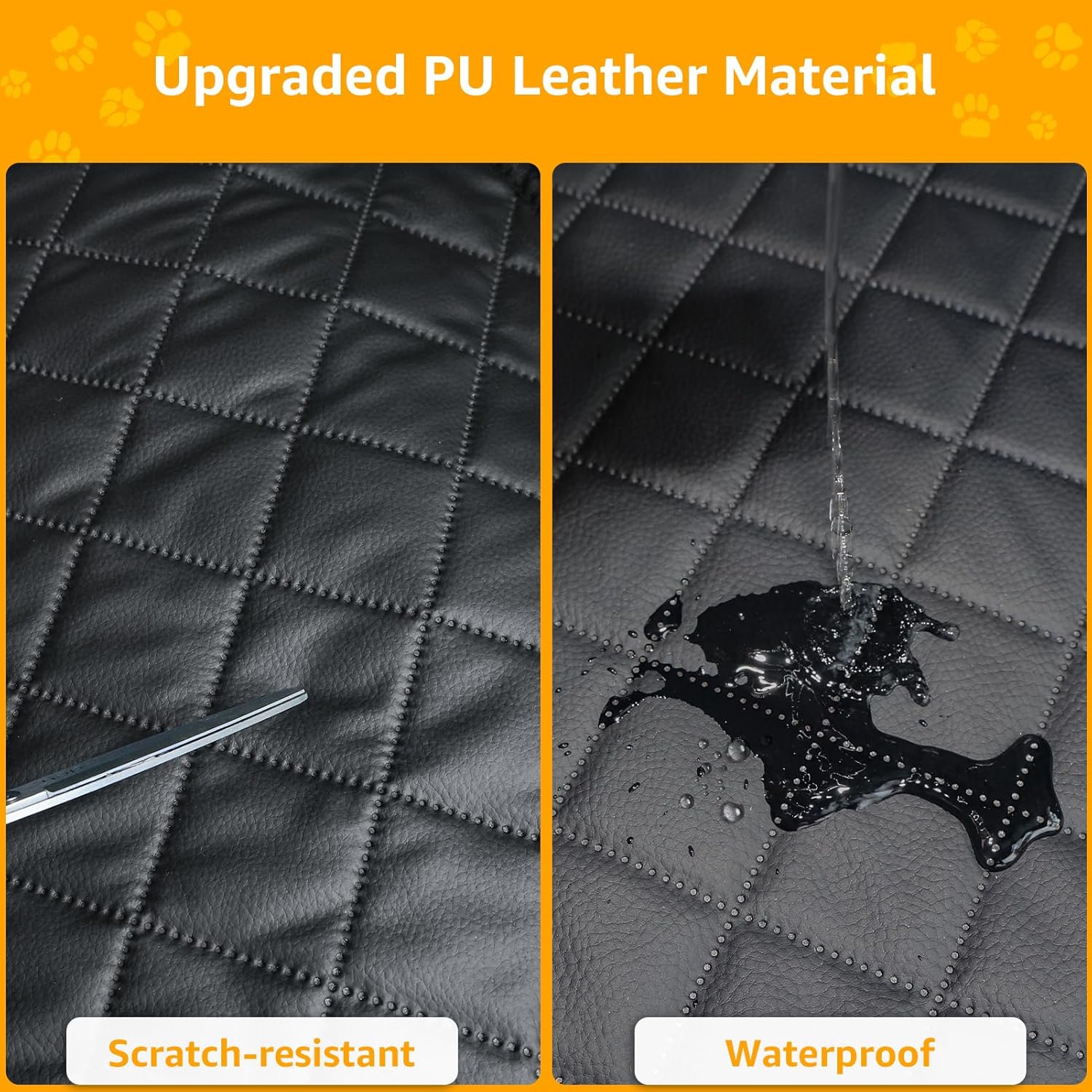 PETICON SUV Cargo Liner for Dogs, Trunk Cover with Bumper Flap Protector
