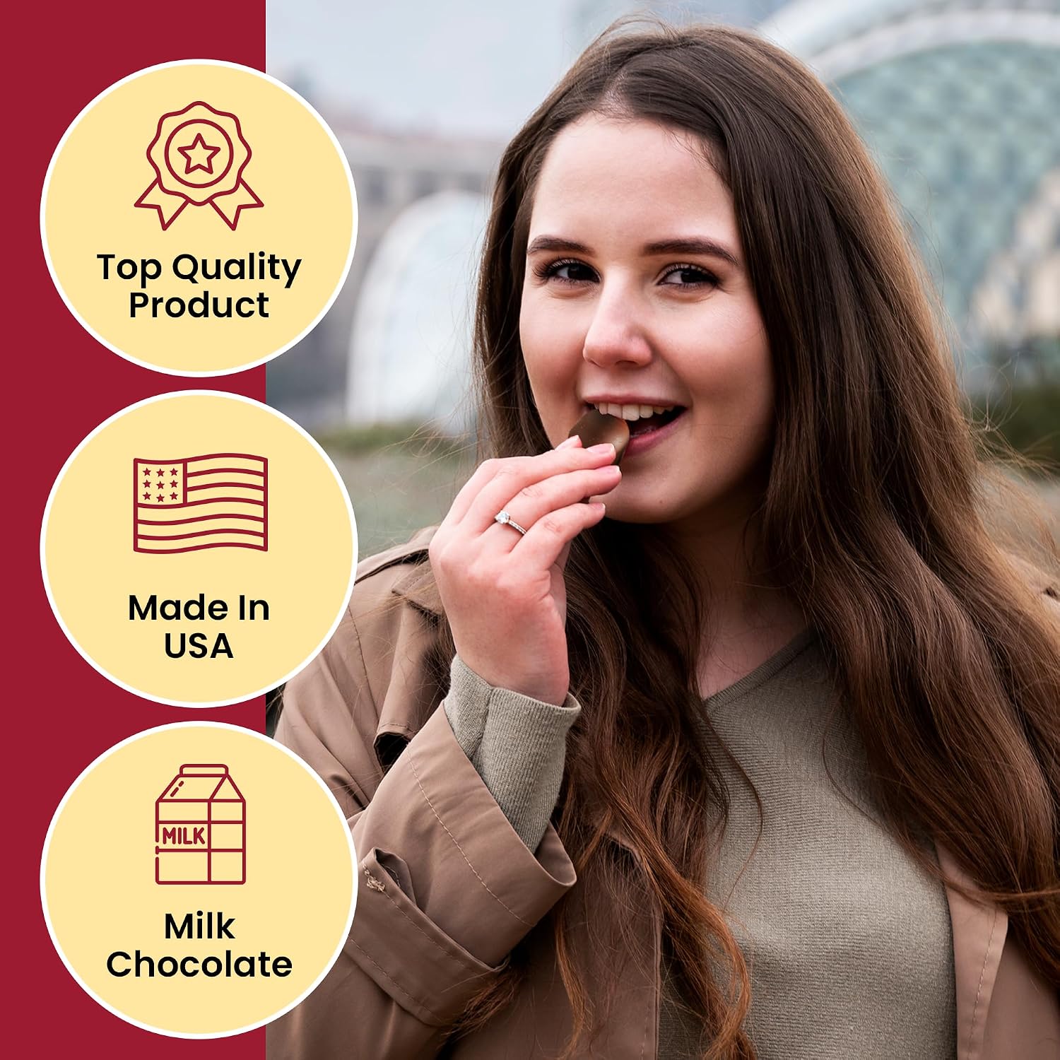 Queen Anne French Vanilla Chocolate Covered Cordial Cherries | 6.6 oz | 10 Piece Gift Boxes | Whole Maraschino Cherry Creamy Filled Liquid Center | Holiday Party Chocolate Candy
