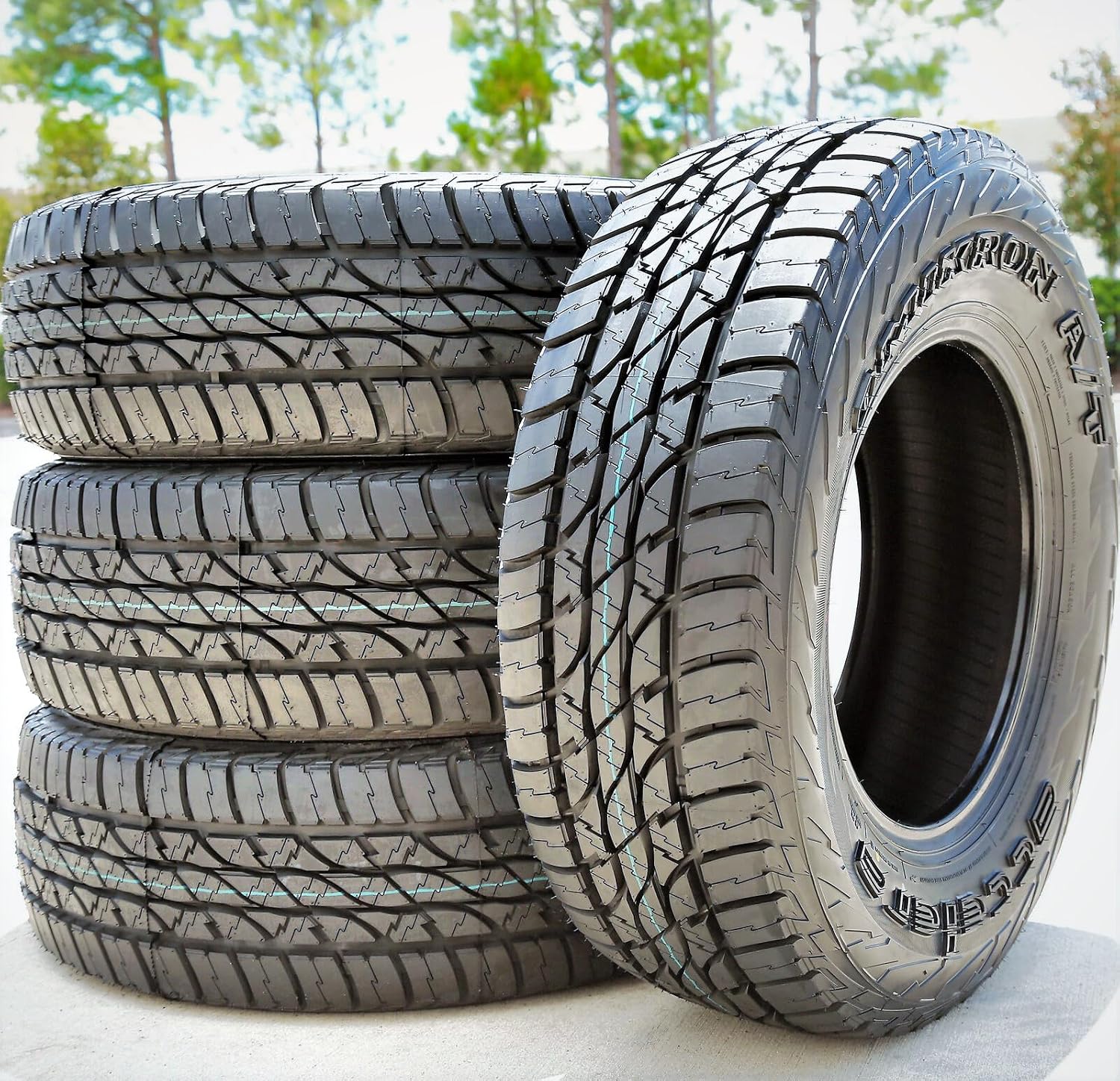 Accelera Omikron A/T LT265/70R17 121/118Q All Terrain E (10 Ply) Tire | Light Truck All Terrain All Season Traction 121/118Q Rated E (10 Ply) Radial Construction Black Sidewall Tire
