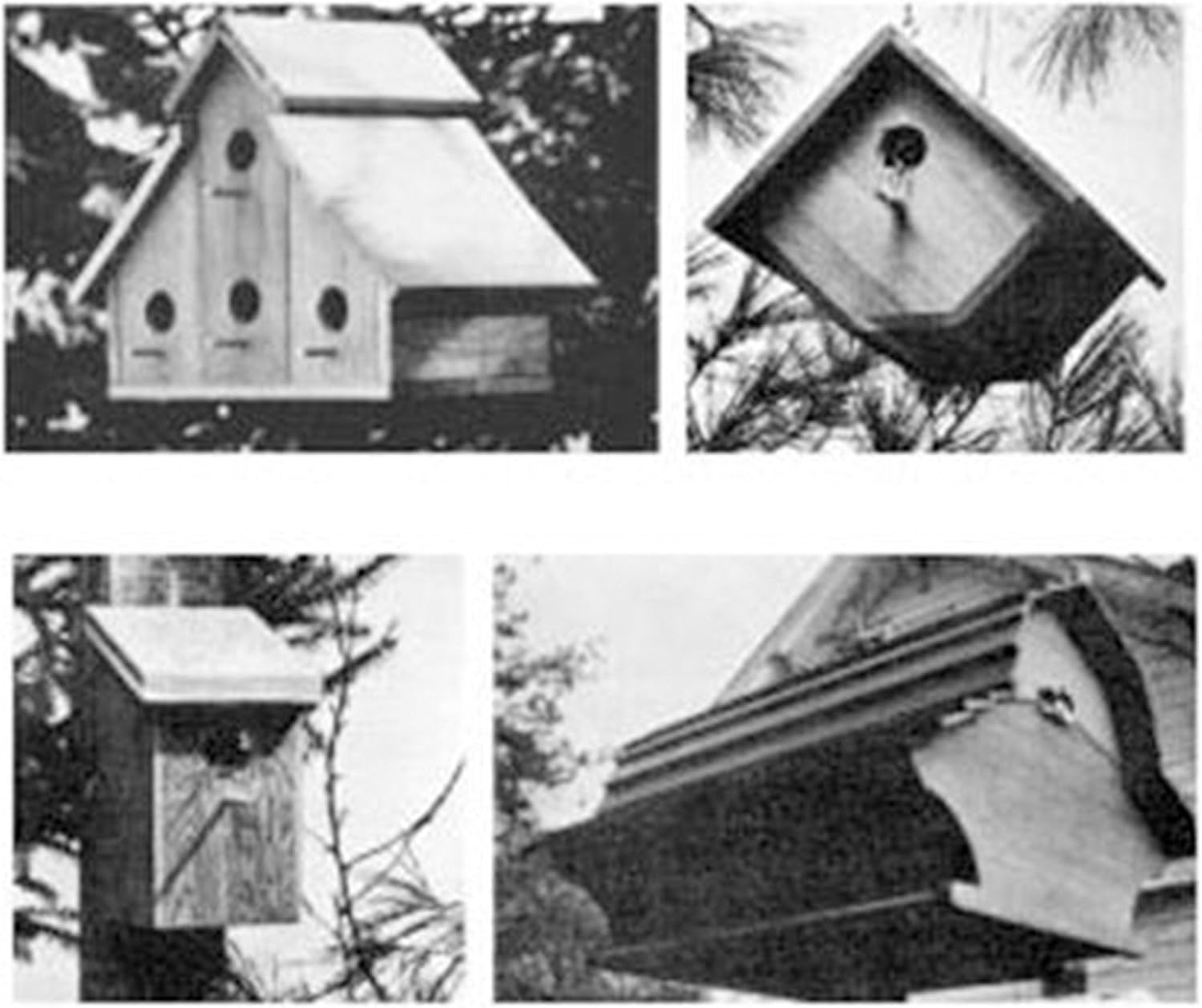 Project Paper Plan to Build Backyard Birdhouse - Material Not Included