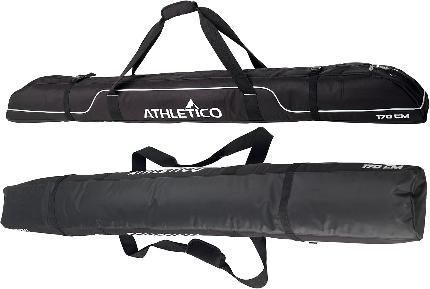 Athletico Diamond Trail Padded Ski Bag - Single Ski Travel Bag to Transport Skis
