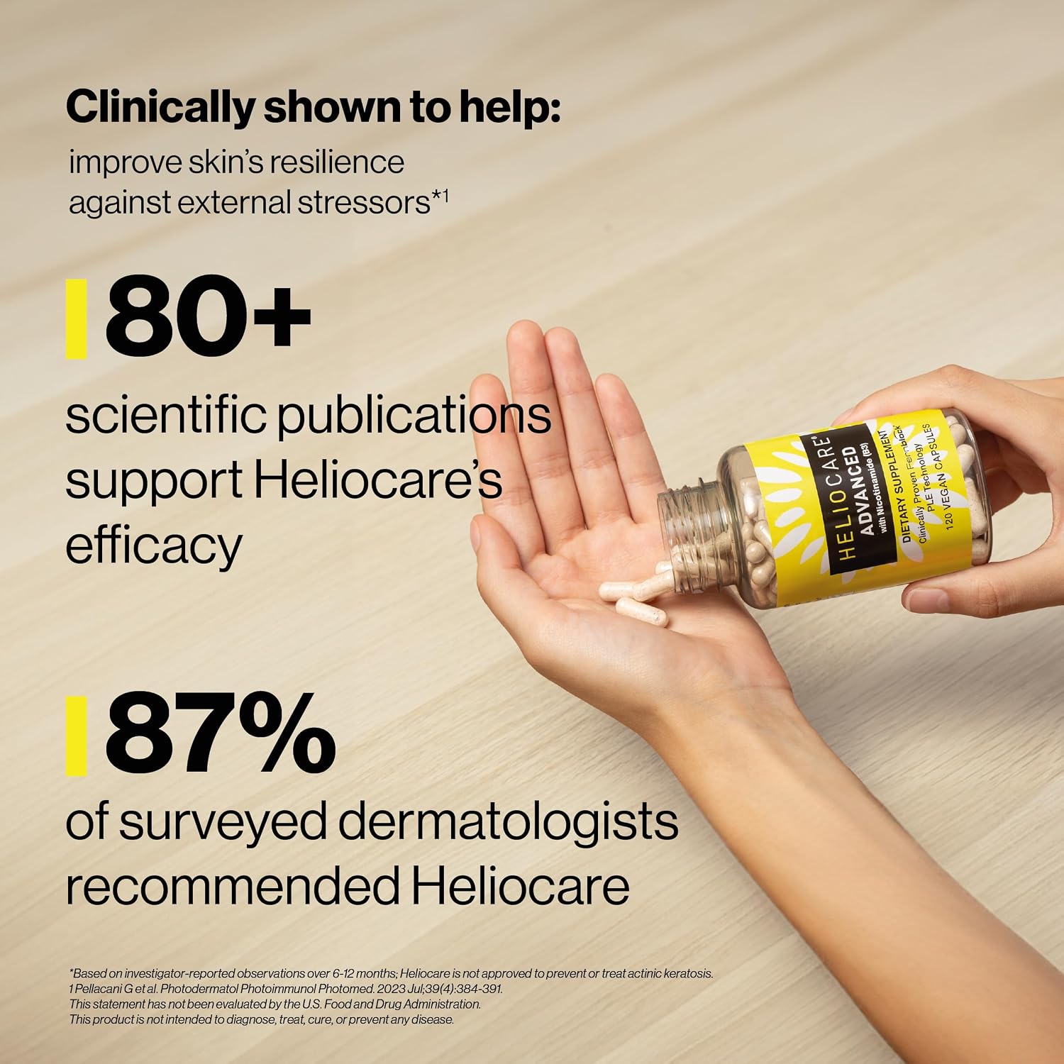 Heliocare Advanced with Nicotinamide Antioxidant Supplement