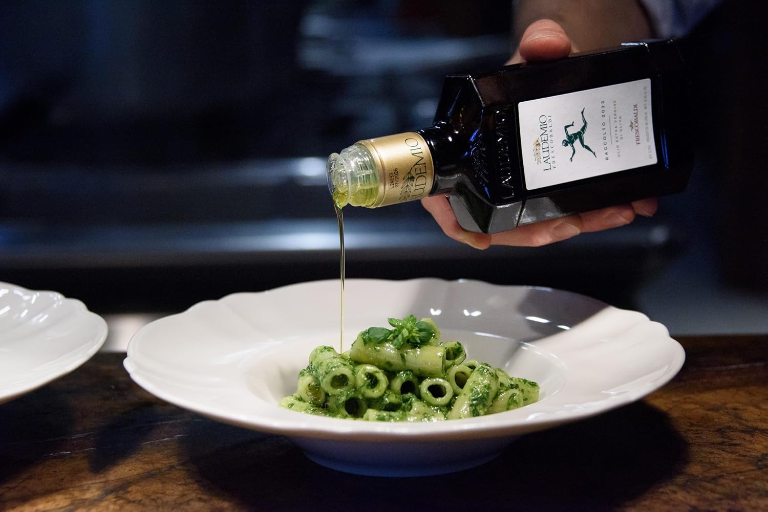 FRESCOBALDI Laudemio Extra Virgin Olive Oil, 16.9 FL Oz, 500ml, Premium, Award Winning Product of Tuscany, Italy, Fruity & Peppery Flavor, Smooth & Robust Low Acidity, Rich in Polyphenols | High Polyphenol Olive Oil | Cold Pressed hours after harvest | A…