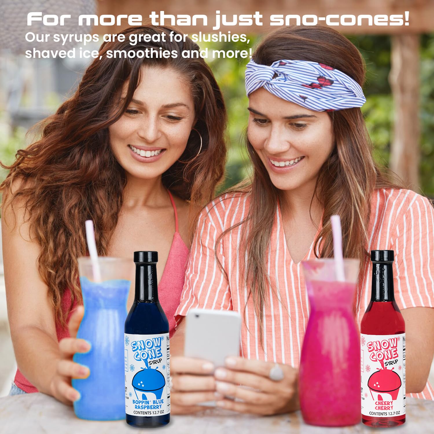 Concession Express® Snow Cone Syrup Party Pack – 12 Pack (12.7 oz Bottles) – Variety of 12 Flavors for Snow Cones & Shave Ice – Blue Raspberry