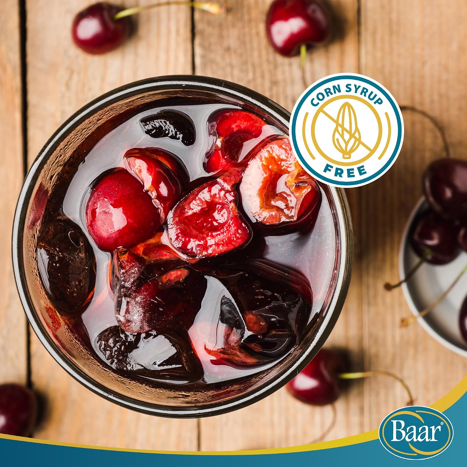 Baar Caffeine-Free Cola Syrup with Pure Cane Sugar, 12 oz | Non-Carbonated Cola Syrup, No High Fructose Corn Syrup, Made with Pure Cane Sugar for Mixing Drinks and Recipes