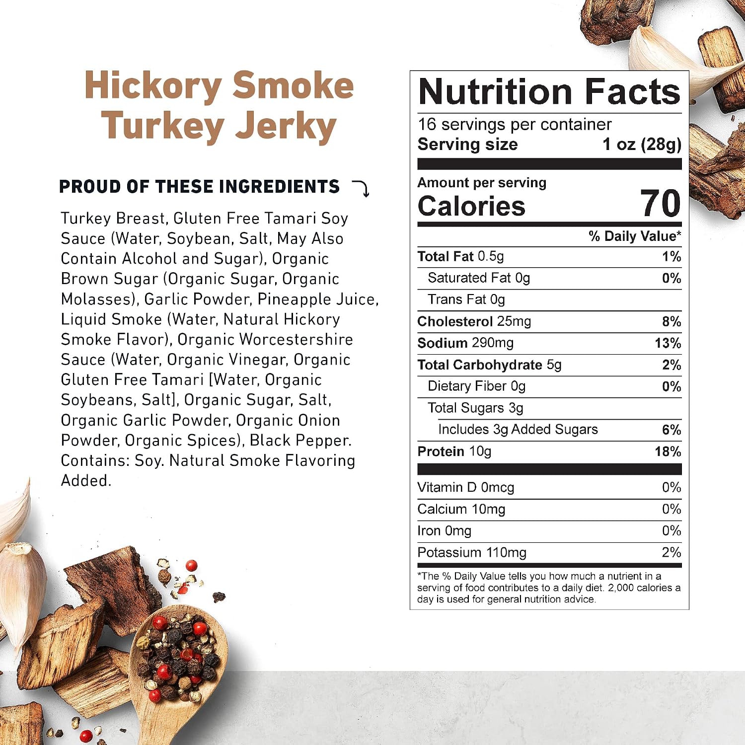 Archer Hickory Smoke Turkey Jerky, 2.5 OZ