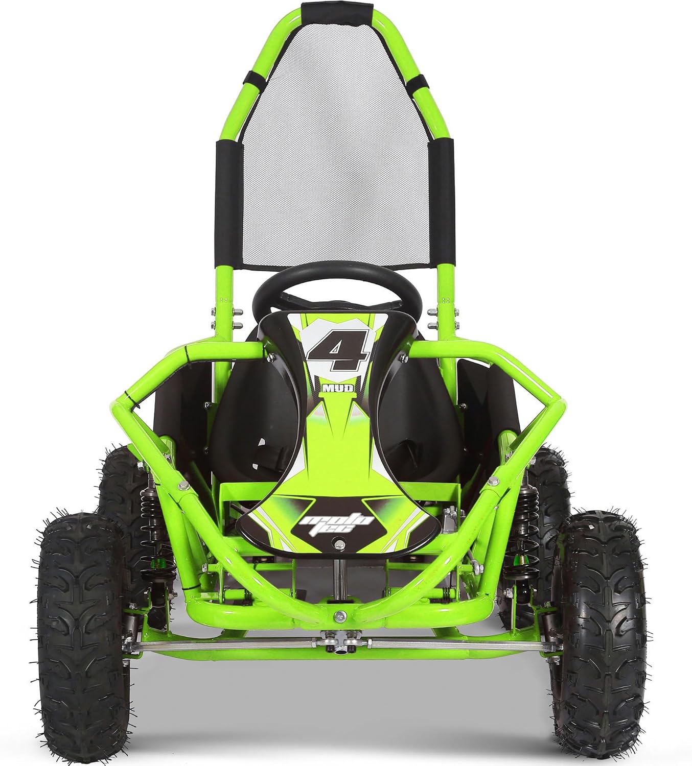MotoTec Mud 98cc Go Kart Full Suspension Blue