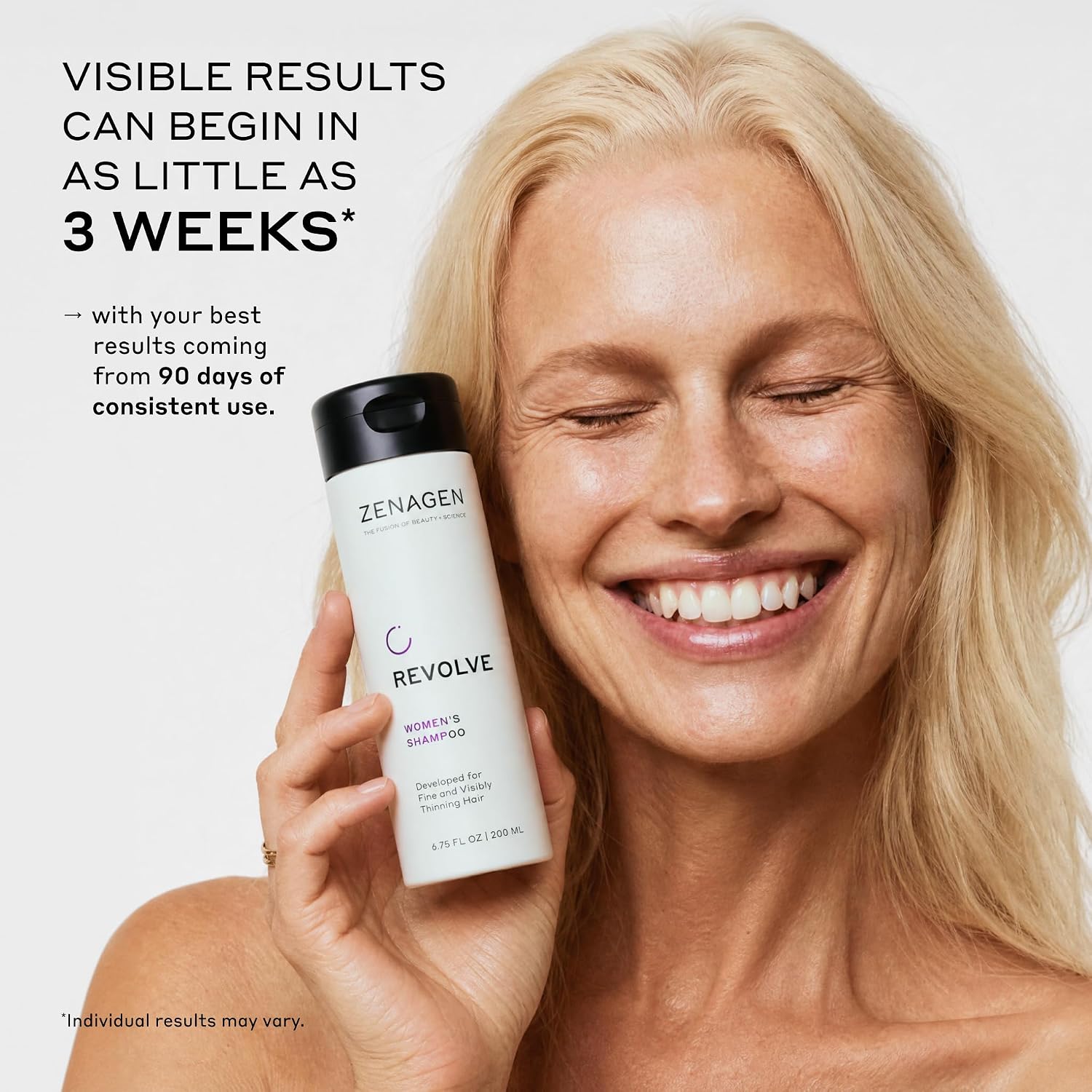 Zenagen Revolve Women's Thickening Shampoo | 5 Minute Hair Treatment