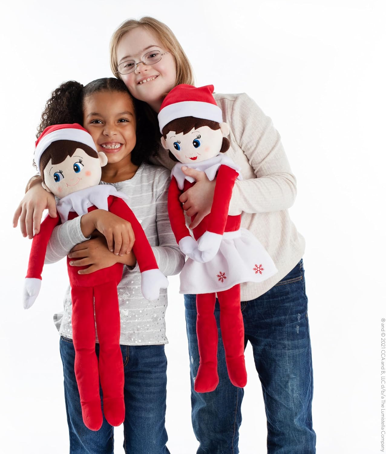 The Elf on the Shelf Plushee Pals 27-Inch Boy Scout Elf Plush Blue Eyes | Soft, huggable 27-inch Scout Elf plush for cuddling