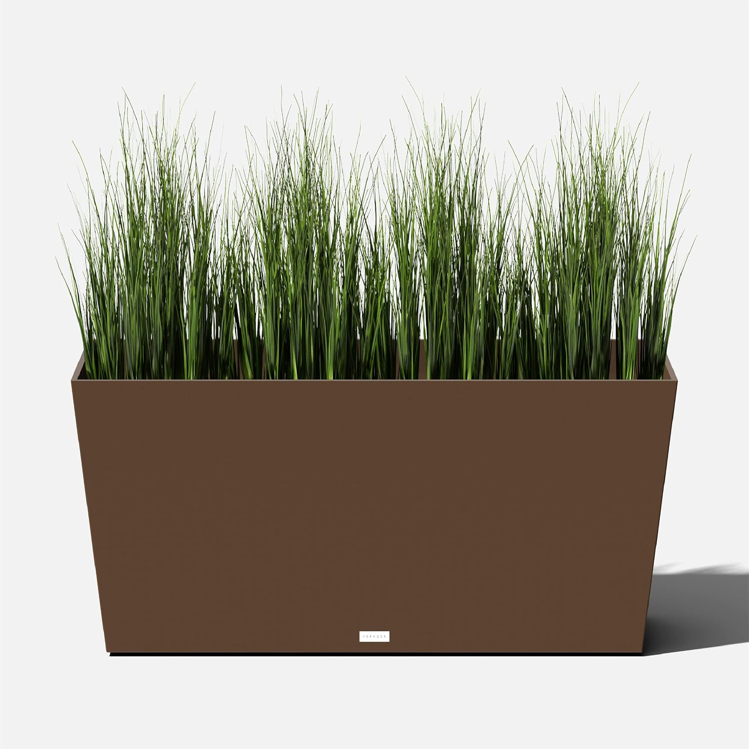Veradek Pure Series Midori Planter - Wide Outdoor Planter | Made From Durable Plastic With Pre-Drilled Drainage Holes. Modern Porch/Patio Décor for Plants, Flowers and Herbs