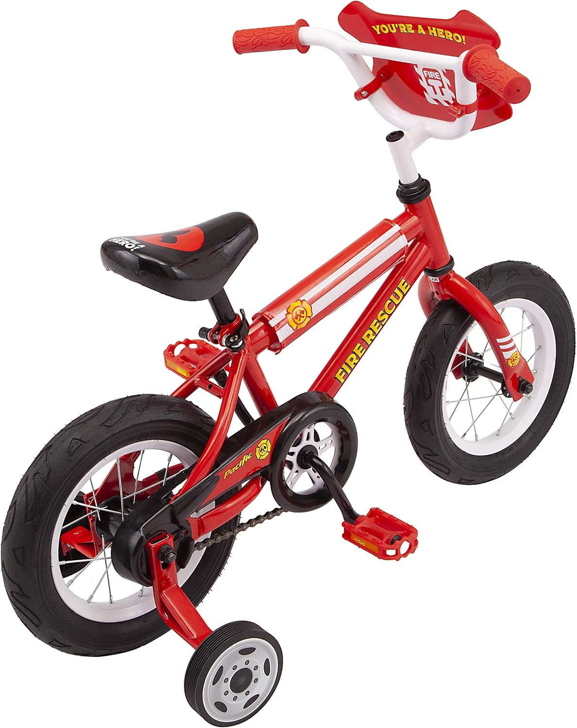 Pacific Character Kids Bike for Boys & Girls Ages 3-7 Year Old, 12 or 16-Inch Wheels Option, Steel Frame, Coaster Brakes