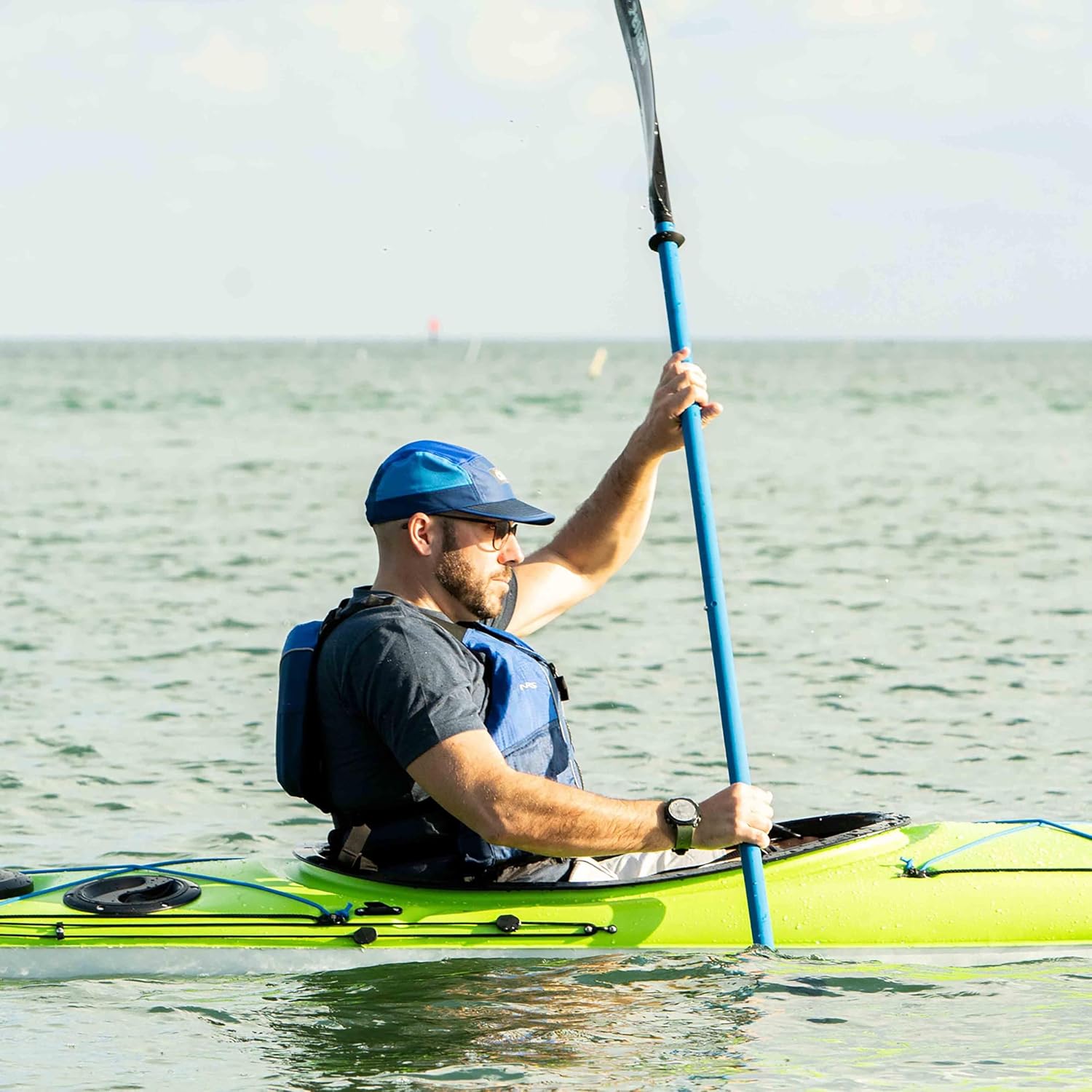 Pelican Vesta Kayak Paddle | Aluminum Shaft with Nylon Reinforced Blades | Lightweight, Adjustable| Perfect for Kayaking - Premium Quality Material