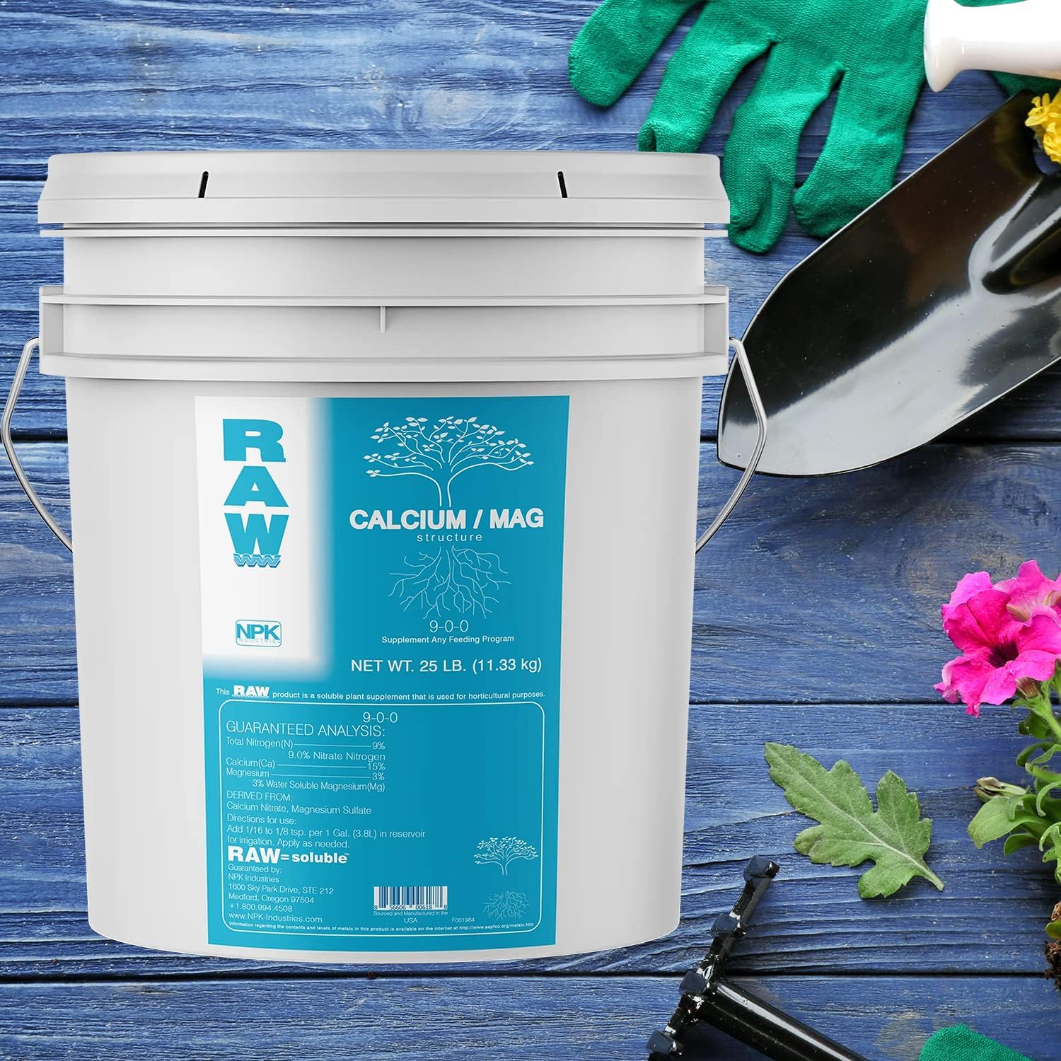 RAW Calcium/Mag 2oz - Essential Combo for Plant Health - Boosts Cell Strength and Nutrient Uptake