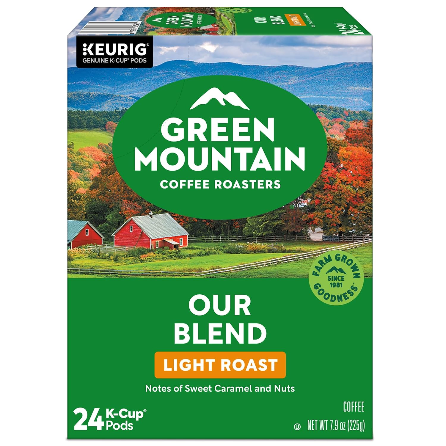 Green Mountain Coffee Roasters Breakfast Blend Single-Serve Keurig K-Cup Pods, Light Roast Coffee, 96 Count