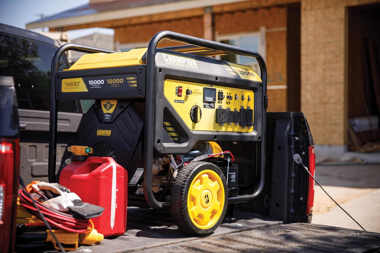 Champion Power Equipment 15,000-Watt MKE Series Portable Generator with Electric Start and Free 3-Year Warranty