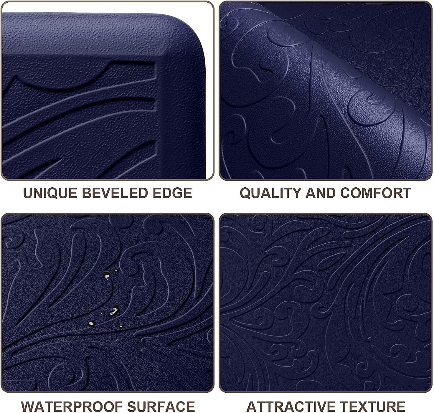 Kitchen Mat Cushioned Anti-Fatigue Comfort Standing Mat Rug for Home,Office