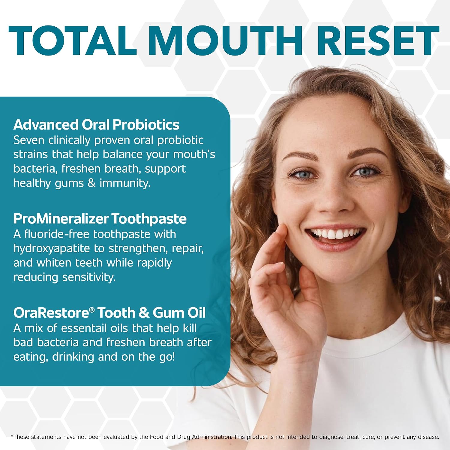 Oral Probiotics for Mouth Bad Breath Treatment for Adults; Dentist Formulated Dental Probiotics for Teeth and Gums Health & Chronic Halitosis with BLIS K12 M18, 60 Chewable Oral Health Tablets Mint
