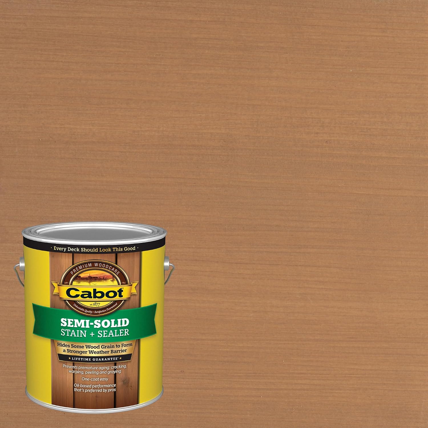 Cabot 140.0003005.007 Wood Toned Deck & Siding Stain, Pacific Redwood