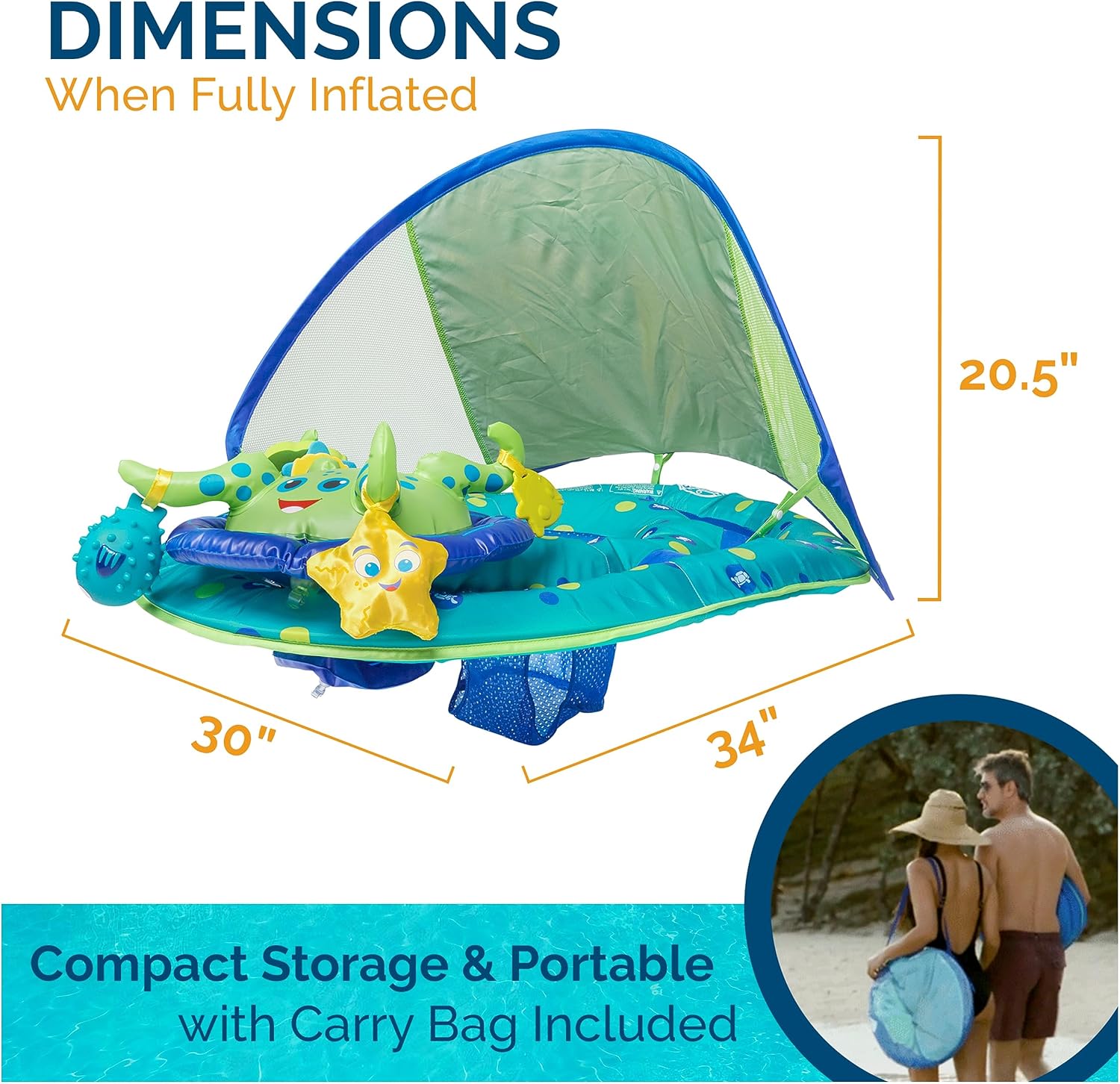 SwimWays Baby Spring Float Splash N Play