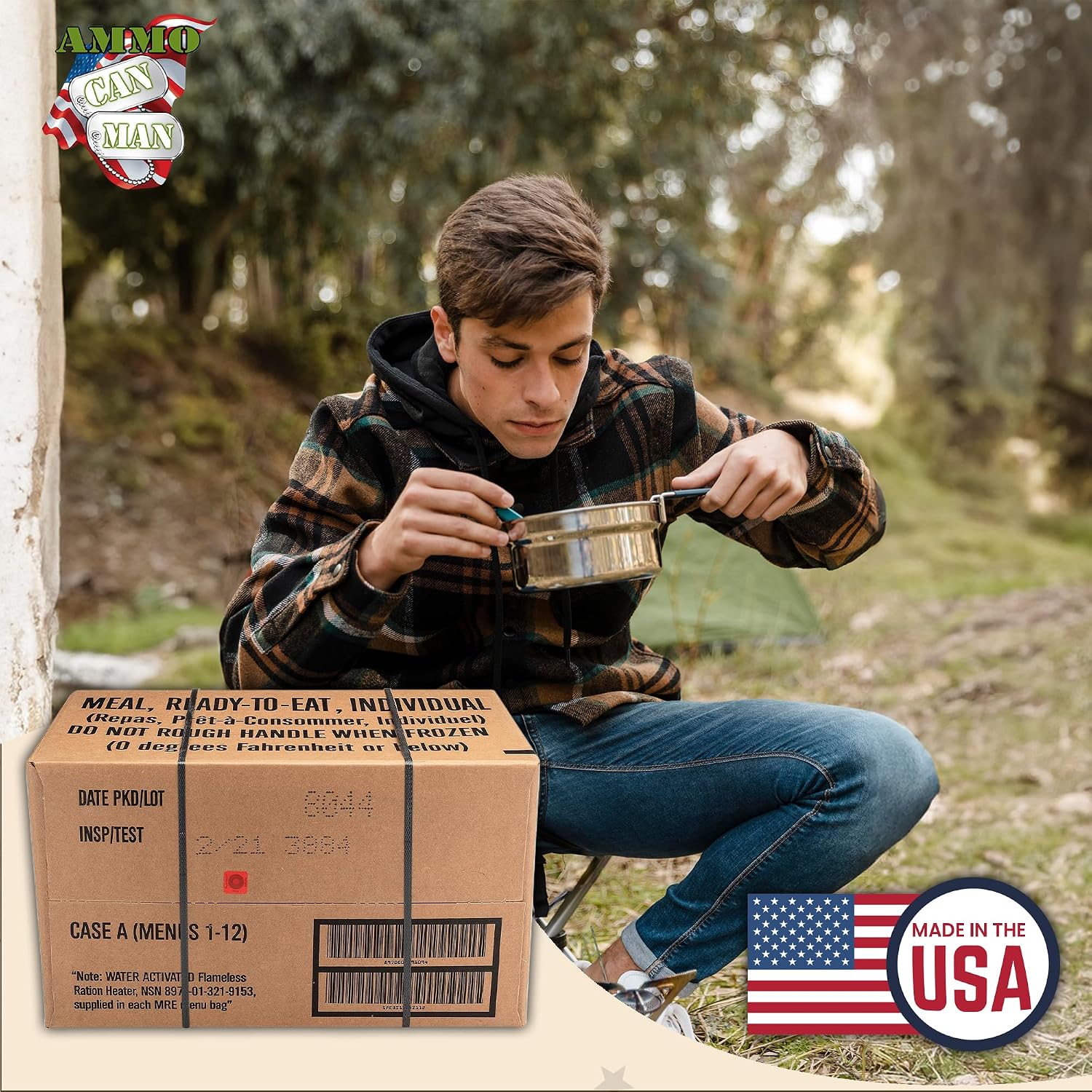 Sopakco US Military MRE, A Case, Menus 1-12, 2026